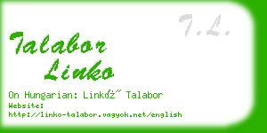 talabor linko business card